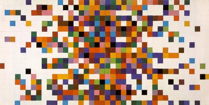 Ellsworth Kelly’s Spectrum Colors Arranged by Chance I