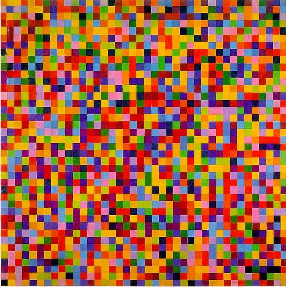 Ellsworth Kelly’s Spectrum Colors Arranged by Chance VII