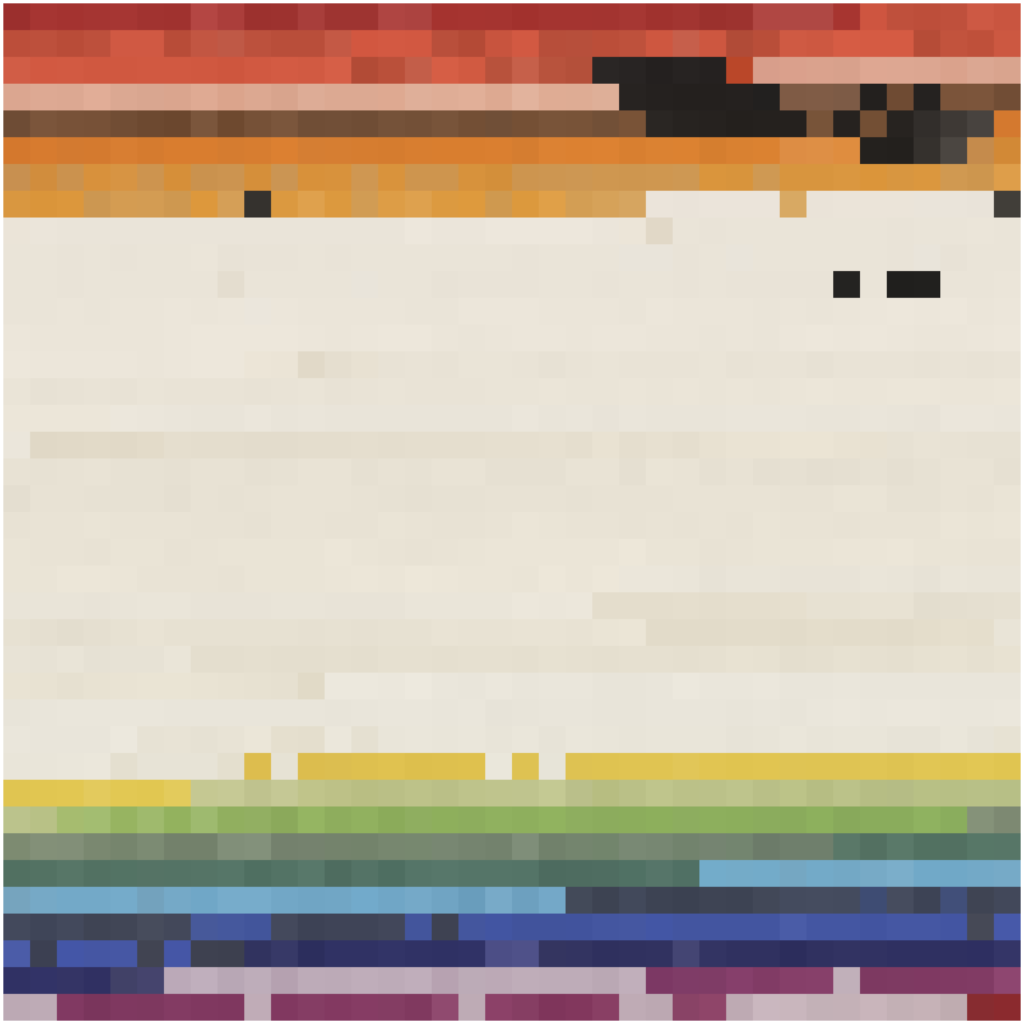 EK spectrum colors ordered by Hue
