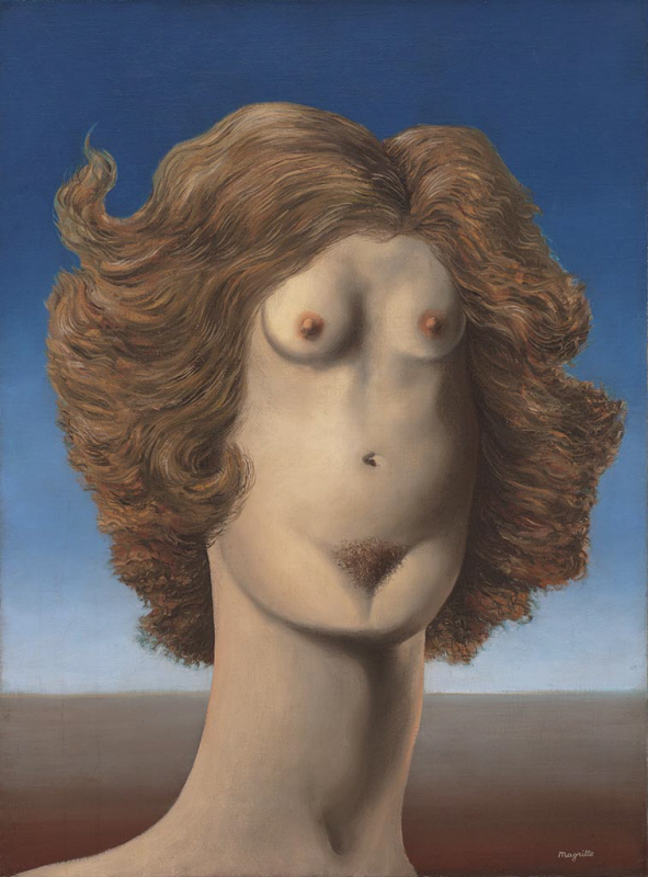 Le Viol, Magritte, 1976